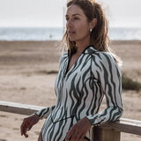 Zingj New Sexy One Piece Swimsuit Push Up Swimwear Women Monokini Long Sleeves Swim Suit Bathing Suit Women Summer Beach Wear 211-0-Outfit
