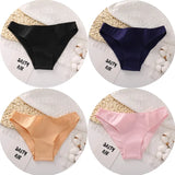Women Cotton Panties Sexy Low Waist Female Underpants Solid Elasticity Comfortable Underwear Women Panty Lingerie