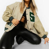Retro Baseball JacketOutfit