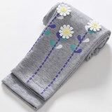 Girls Leggings Cotton Trousers Fille Kids Pants Girls Pants Skinny Print Cartoon Pattern Children Leggings