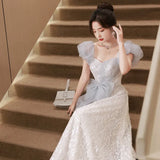 Banquet Evening Dress Women's 2025 New High-End Sensing High-End Light Luxury Small All-Day Wedding Dresses For Adults Hosting Annual