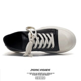 Zingj Black Board Shoes For Men Breathable Platform Increased Significantly With The Same Commuter Derby