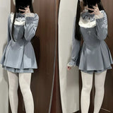 Lolita Outfits 2024 Spring Casual Embroidery Patchwork Tops + Shorts Female Loose Suit Y2k Aesthetic Two Piece