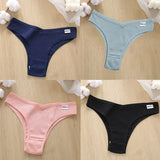 Cotton Panties Women's Panties FINETOO Sexy Female Underpants Low Waist Underwear Women Pantys Lingerie