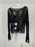 Zingj Bird Original Design Sense Hand Crochted Camellia Knit Vest Broken Wind Thin Hollow Sling