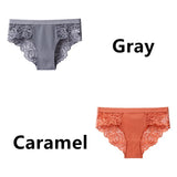 Women's Invisible Underwear Panties Intimate Briefs For Women Sexy Transparent Floral Lace Panties Seamless Panty