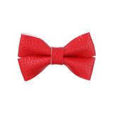 Pu Leather Bowknots Hair Clips For Cute Girls Handmade Hairpins Boutique Barrettes Headwear Kids Hair Accessories