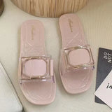 Female Summer House Women's Fashion Casual Korean Sandal Soft Home And Comfort Beach Flat Slippers For Women