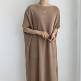 Zingj Loose Lazy Wind Dress Female 2024 Summer Dress New Fashion Light Mature Large Size Ins Web Celebrity Skirt