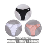 Sexy Women's Panties Cotton Brazilian Underwear Women V Waist Women's Thong Female Underpants Intimate Lingerie
