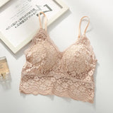 Arrival Women Push Up Wireless Floral Lace Bra Top Women Bralette Underwear Lingerie Full Cup Hot