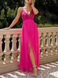slip Sequin corset maxi summer dress women backless mesh long bodycon red Christmas party dress bridesmaid evening