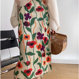 Floral Midi Print Skirt- Outfit