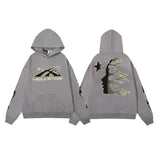 High Street Ins Minority Retro Print Letters Loose Hooded Sweaters For Men And Women In Autumn And