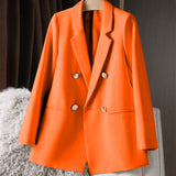 And Autumn Small Suit Jacket Women 2025 New Korean Version Of Loose Leisure Net Red Coffee-Color Suit Women's