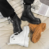 Zingj Men's High Top Vintage Boot