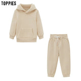 Fashion Child Set matching hoodies Two Piece Set Family Pullover Sweatshirts 2020 clothes for girls boys