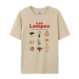 Lamp Print Graphic Tee- Outfit