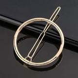 Metal Love Heart Hair Clip Elegant Star Round Barrette for Women Girls Sweet Hairpins Barrettes Hair