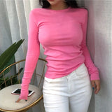T-Shirt Knitted Top White Shirt Strap Poleras Mujer De Moda 2021 Summer Polera Blanca Hot Casual Korean Style