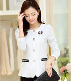 Women 2019 Corsage 4XL 5XXXXXL Plus Size Formal Lady Blazers Jackets for Woman Work Wear Coat Jaqueta Top