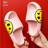 Flip Flops for Couples Smile Face Slippers EVA Fashion Slides Women's Shoes Bathroom Slipper Floor