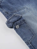 Bleached Pocket Cargo Jeans- Outfit