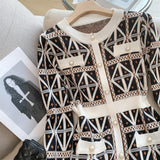 Women Knitted Dress Long Sleeve Single-Breasted Sweater Dresses Casual Bottoming Simple Office Female Pencil