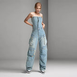 Spice Girls Fall 2025 New With Multi-Pocket Holes And Skinny Overalls