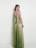 Summer Fashion New Temperament Famous Hanging Neck Sling Dress Suit Gradually Loose Dance