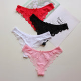 Underwear Women's Panties Comfort Seamless Underpants Bow Lace Briefs For Woman Sexy Pantys Intimates M L XL