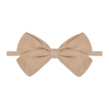 Cute Baby Headband For Girls Elastic Rope Turban Bows kids Stretch Princess Solid Hair Bands Headwear Hair